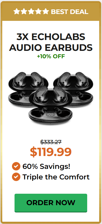 Echolabs Audio Earbuds offer package price 